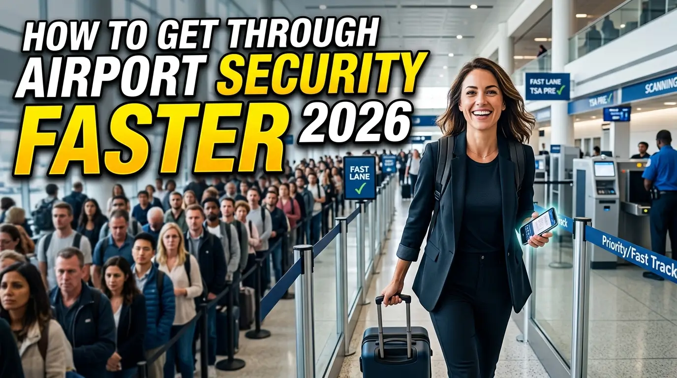 How to Get Through Airport Security Faster 2026